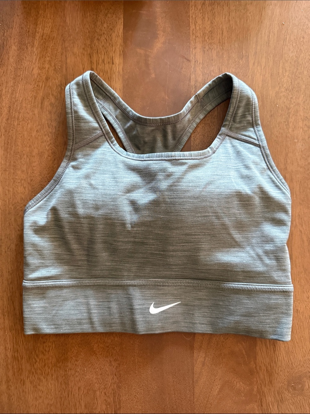 Nike Gray Racerback Sports Bra